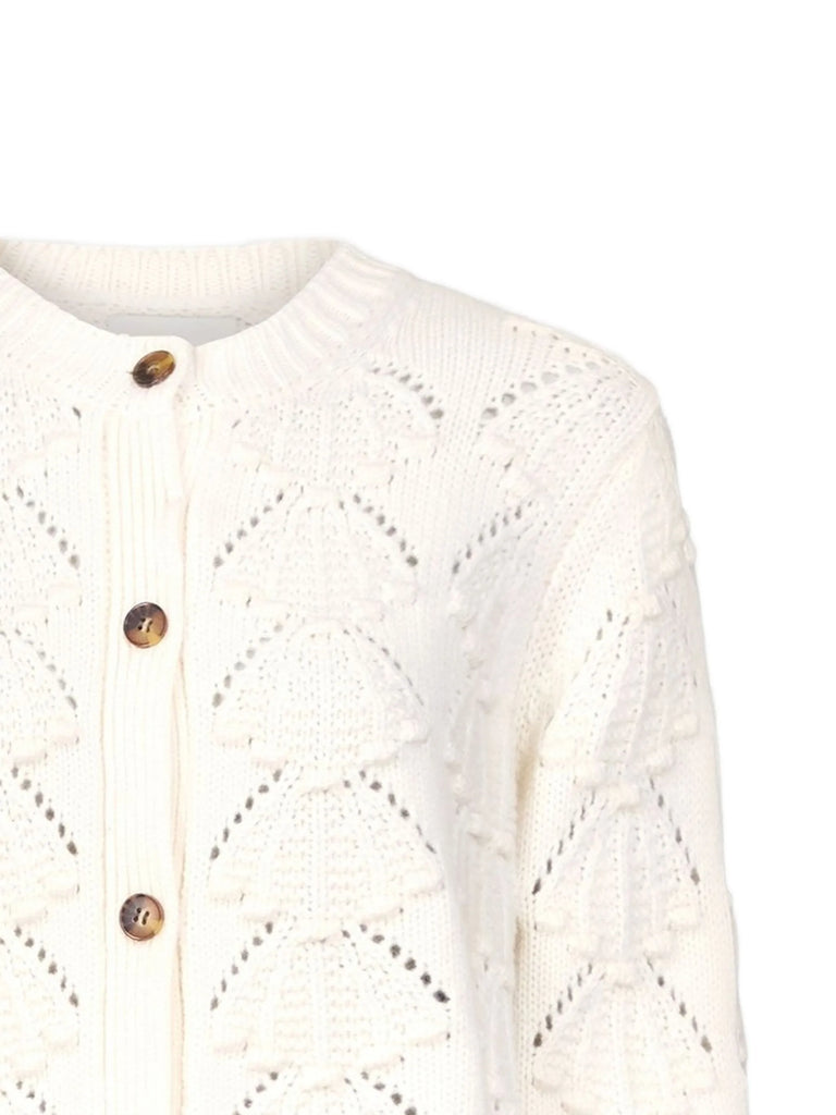 crochet seashell cardigan