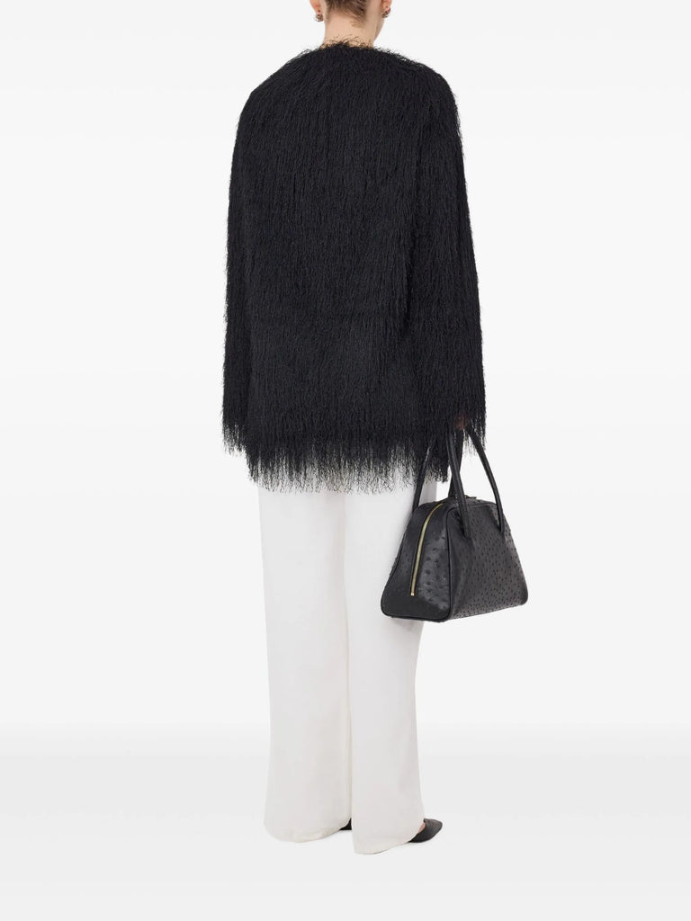 Filipo fringed button coat
