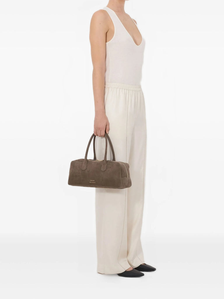 LARS lace-stitch trousers