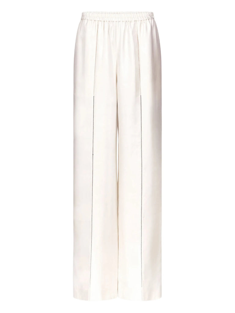 LARS lace-stitch trousers