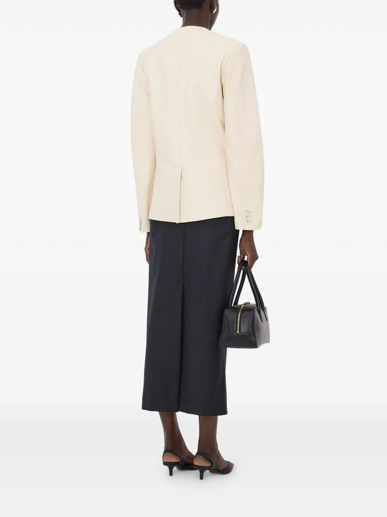 Paoli asymmetric leather jacket