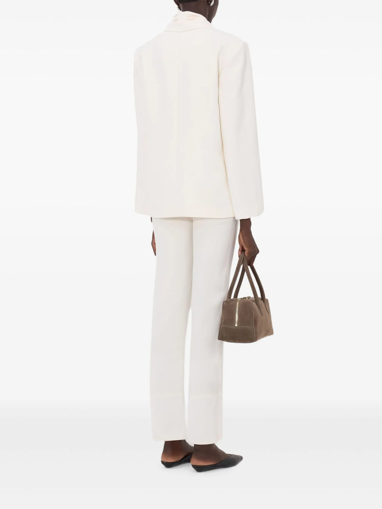 Jiha double-breasted shawl collar jacket