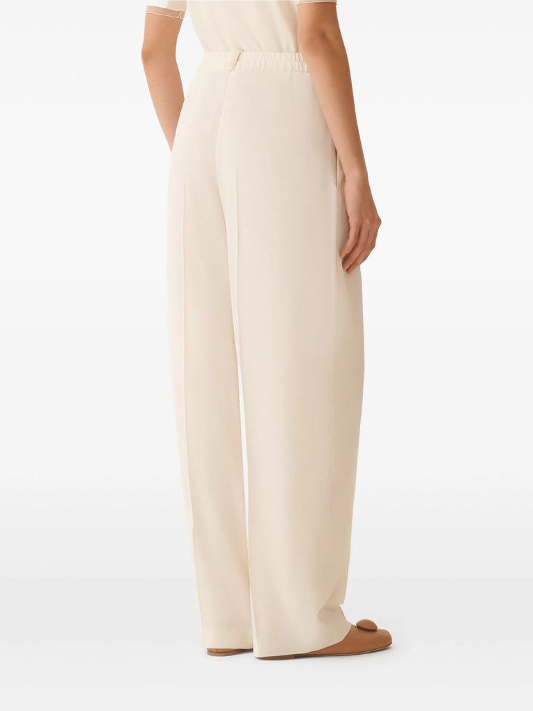elasticated-waist pocket trousers