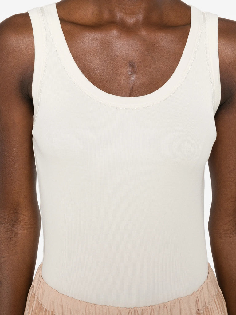 scoop-neck top
