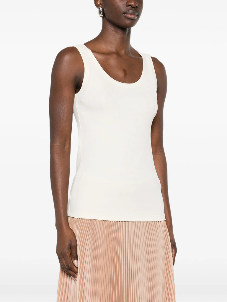 scoop-neck top