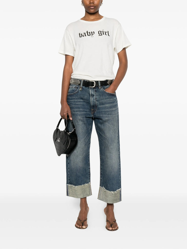 Baby Girl logo-print T-shirt