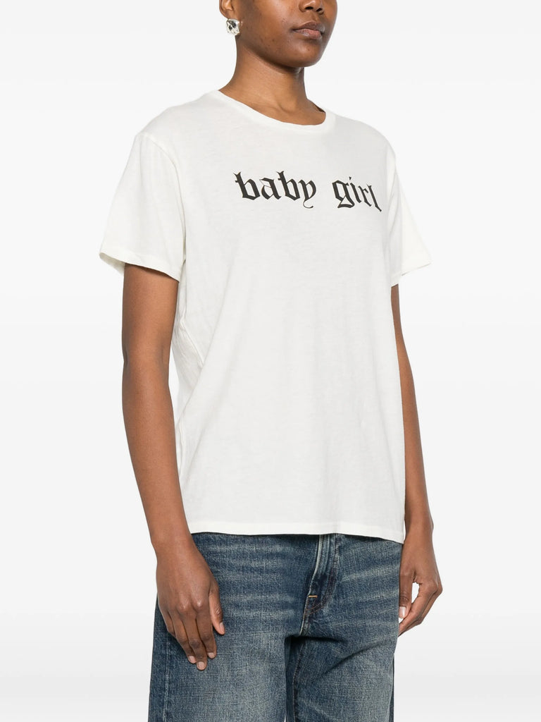 Baby Girl logo-print T-shirt