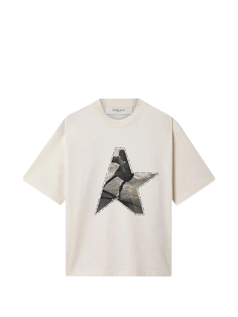 Star-print T-shirt