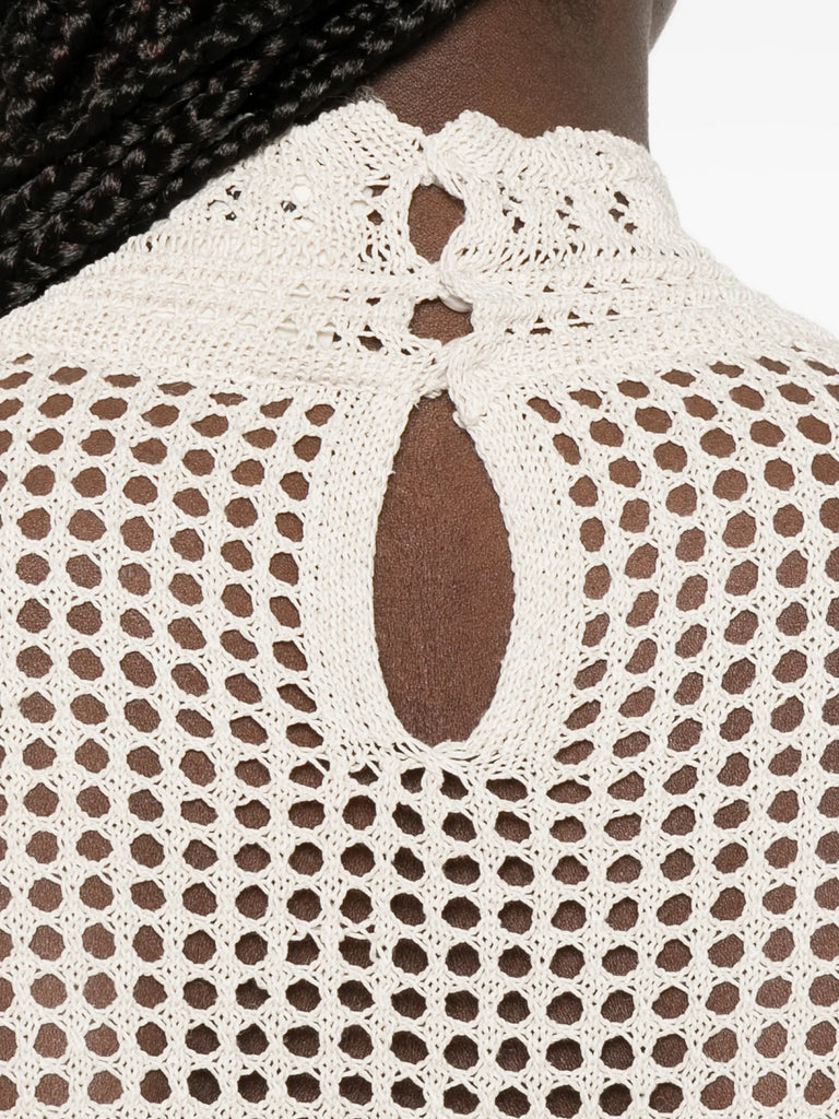 Dahara openwork blouse