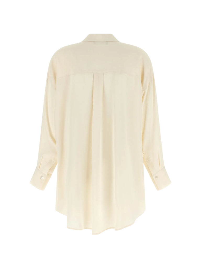 buttoned long-sleeved shirt