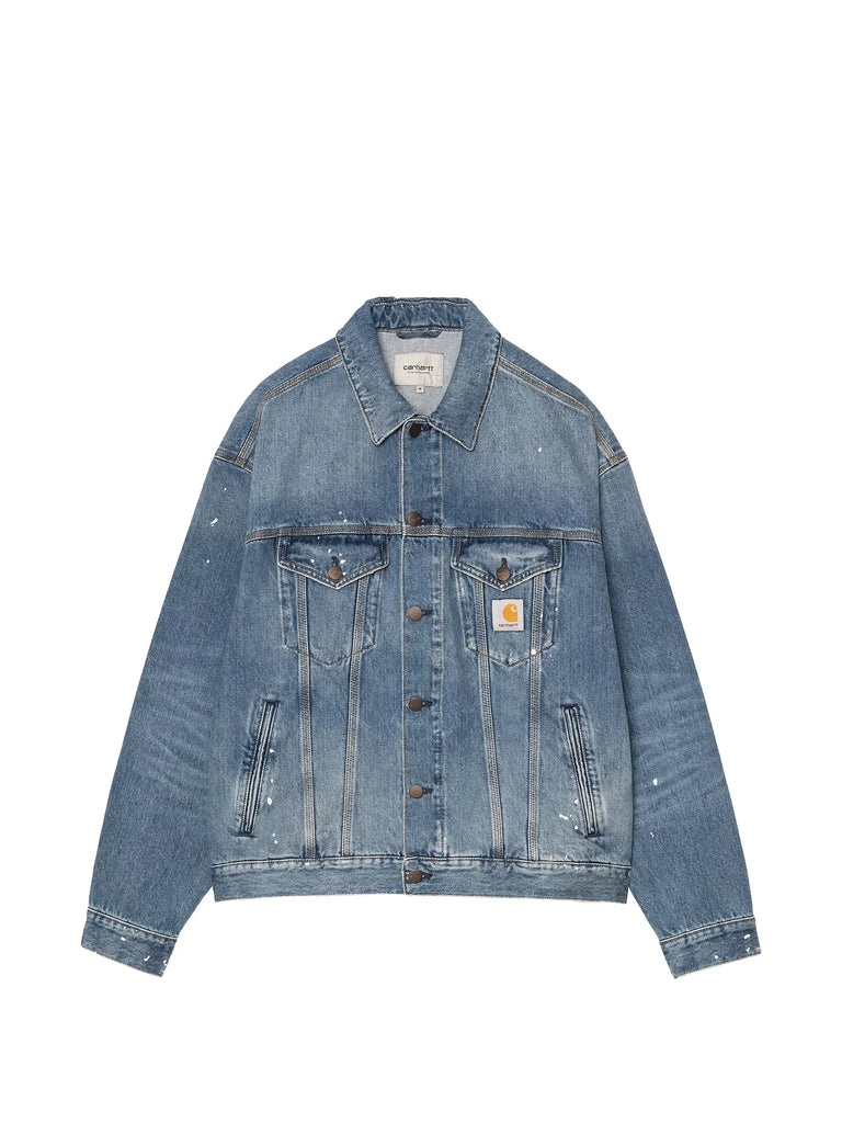 buttoned denim jacket