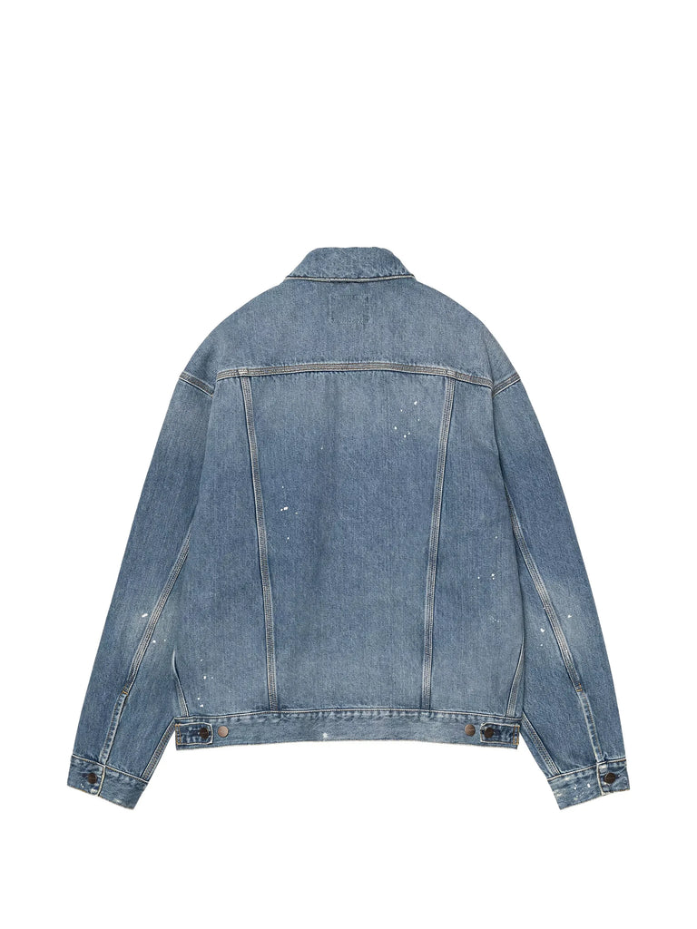 buttoned denim jacket