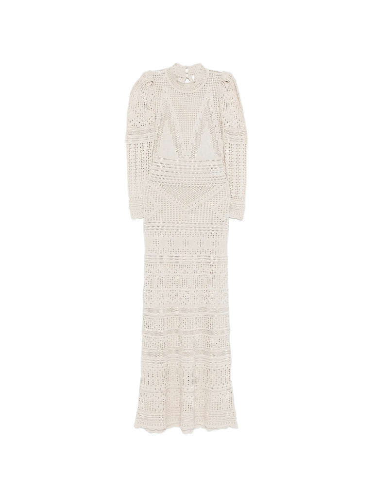 Dione long-sleeve knitted dress