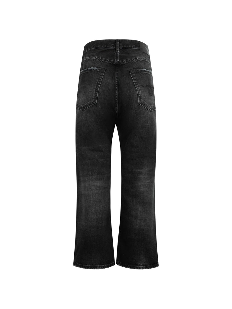 straight-leg jeans