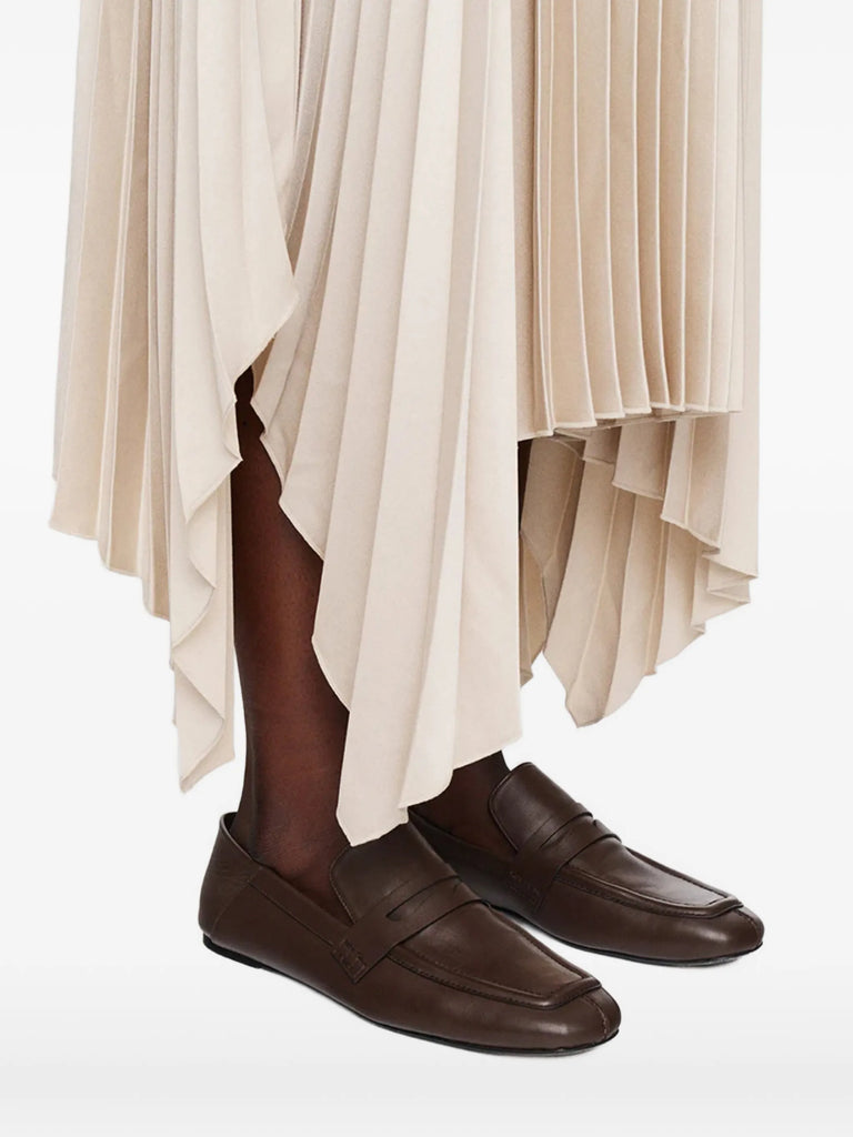 Ade pleated midi skirt