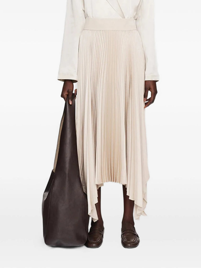 Ade pleated midi skirt