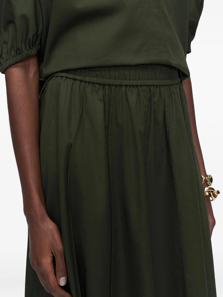 Manar A-line midi skirt