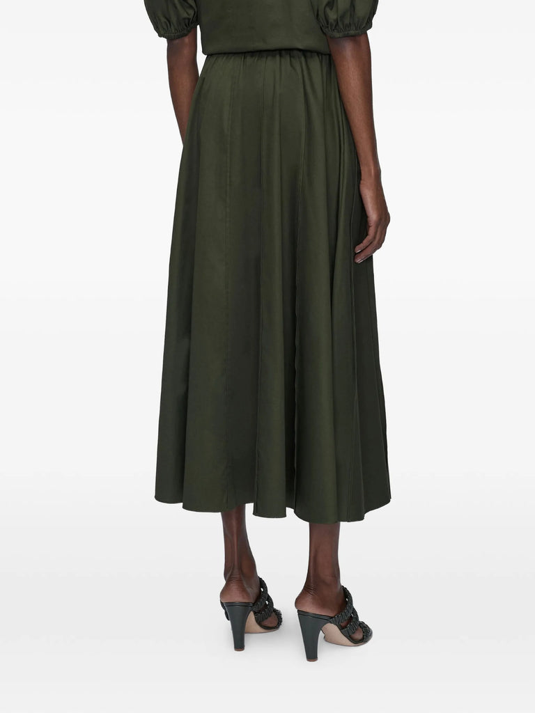 Manar A-line midi skirt
