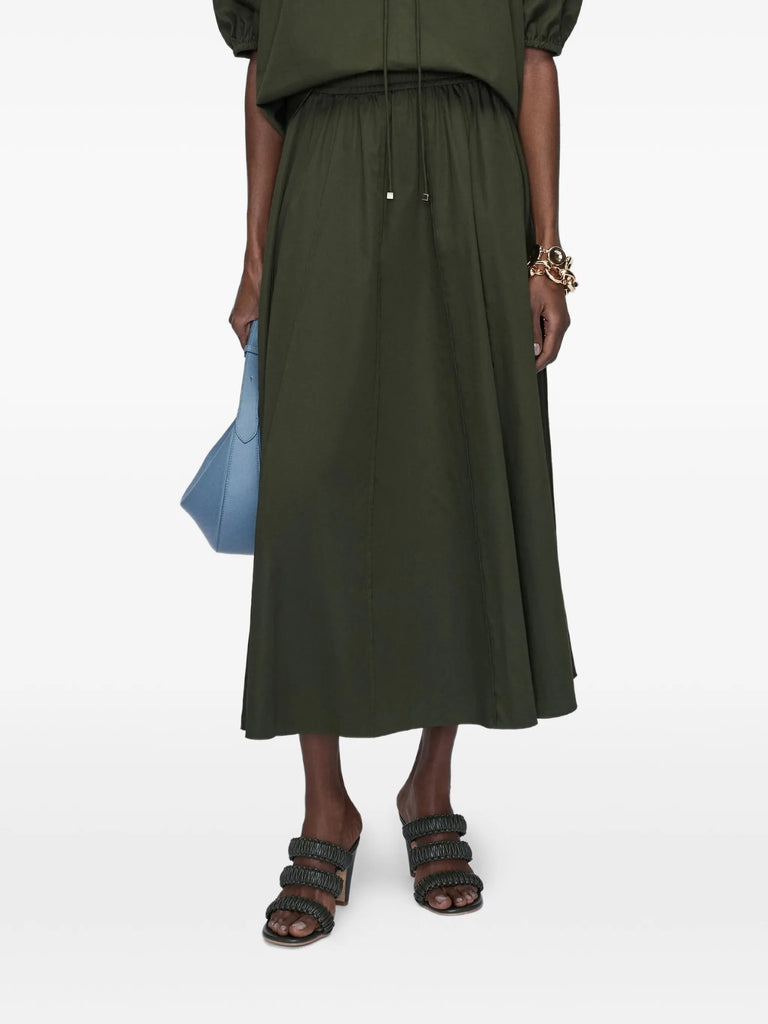 Manar A-line midi skirt
