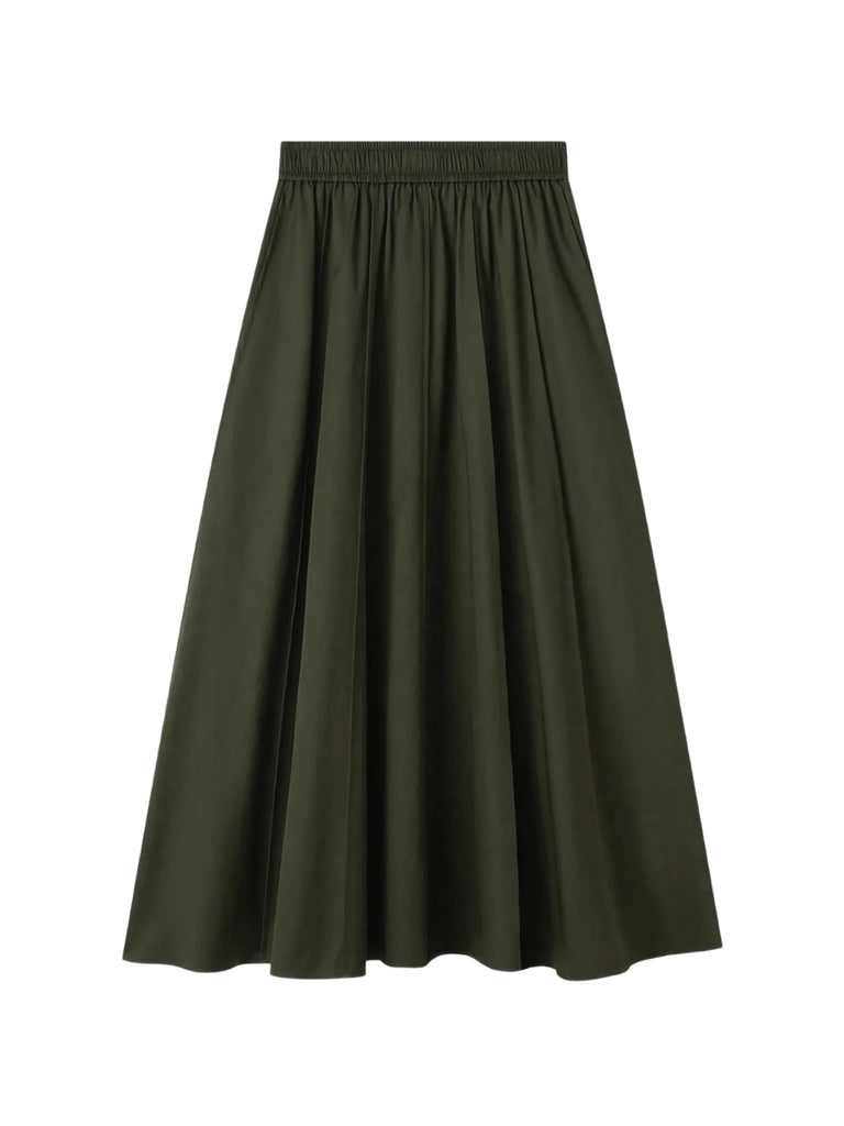 Manar A-line midi skirt