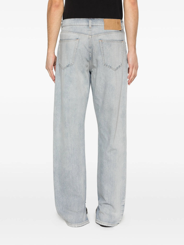 distressed jeans