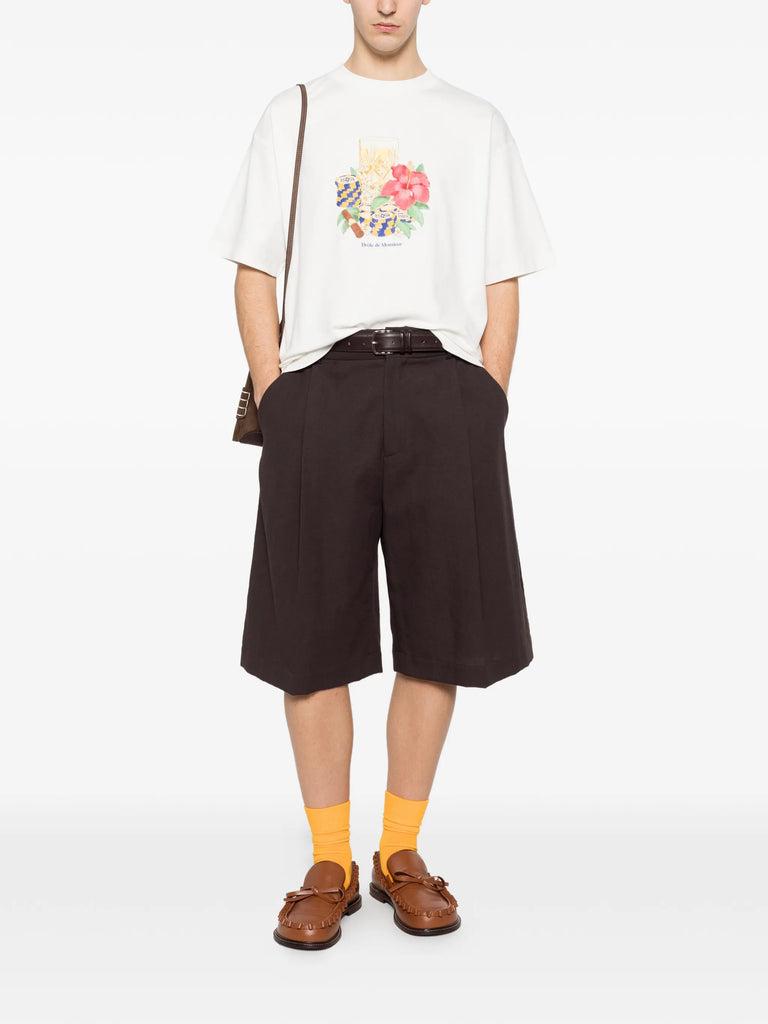 Hibiscus Club floral-print T-shirt