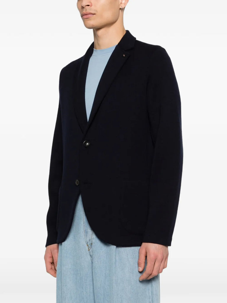 patch-pocket wool blazer