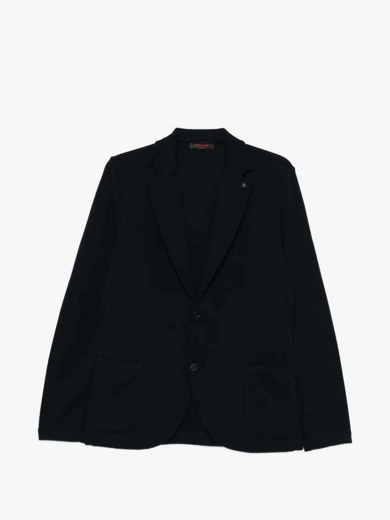 patch-pocket wool blazer