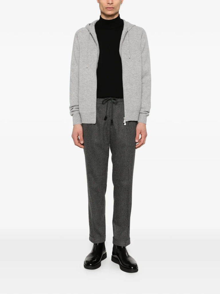 drawstring cuffed trousers