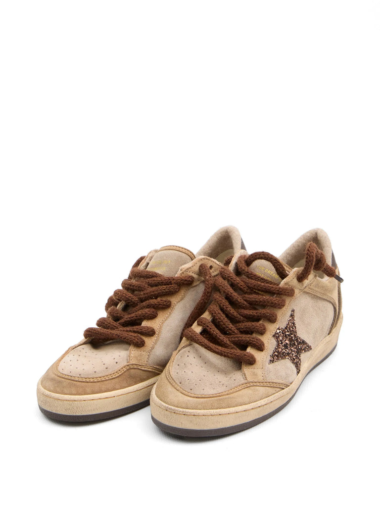 Ball Star star-appliqué leather sneakers
