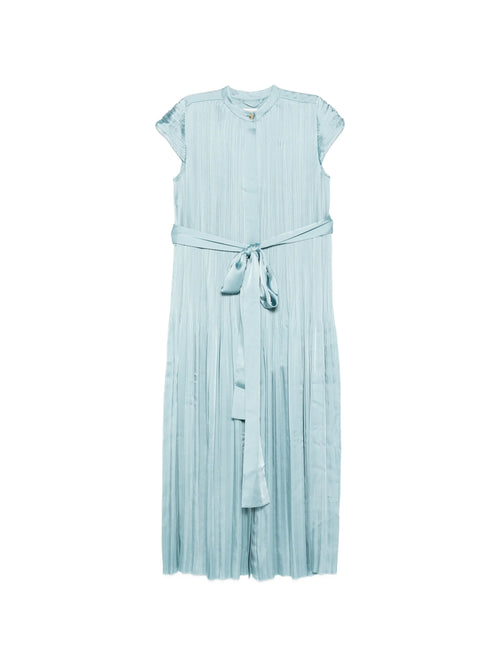 dressed to the nines perfect blue eyes Multi Rainbow Pleated Dress