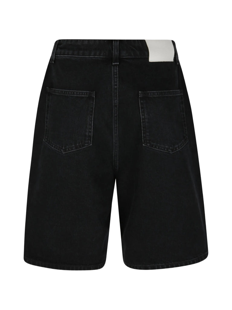 ISU washed grey shorts