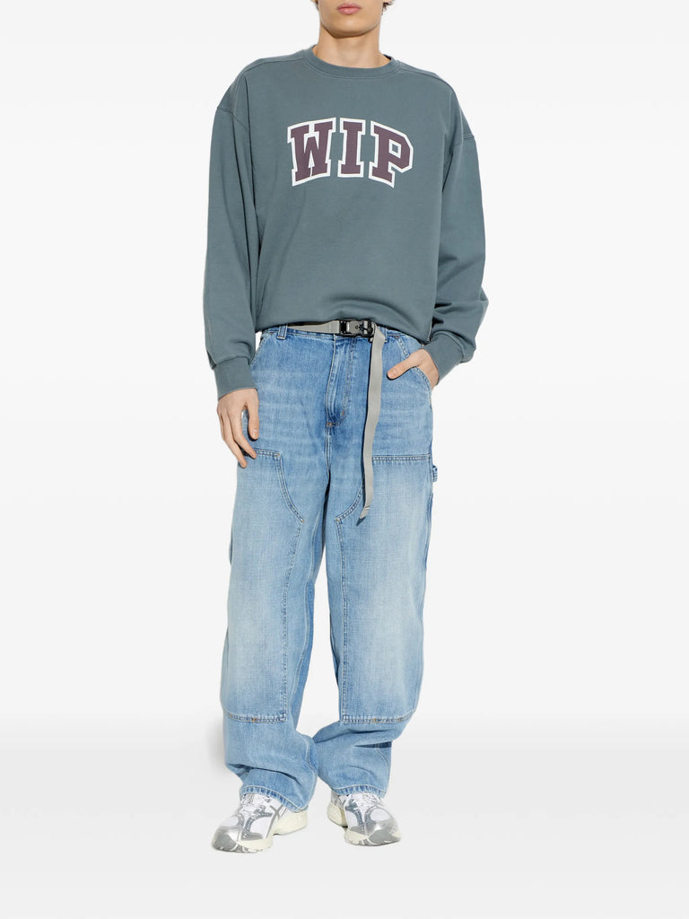 crew-neck sweatshirt