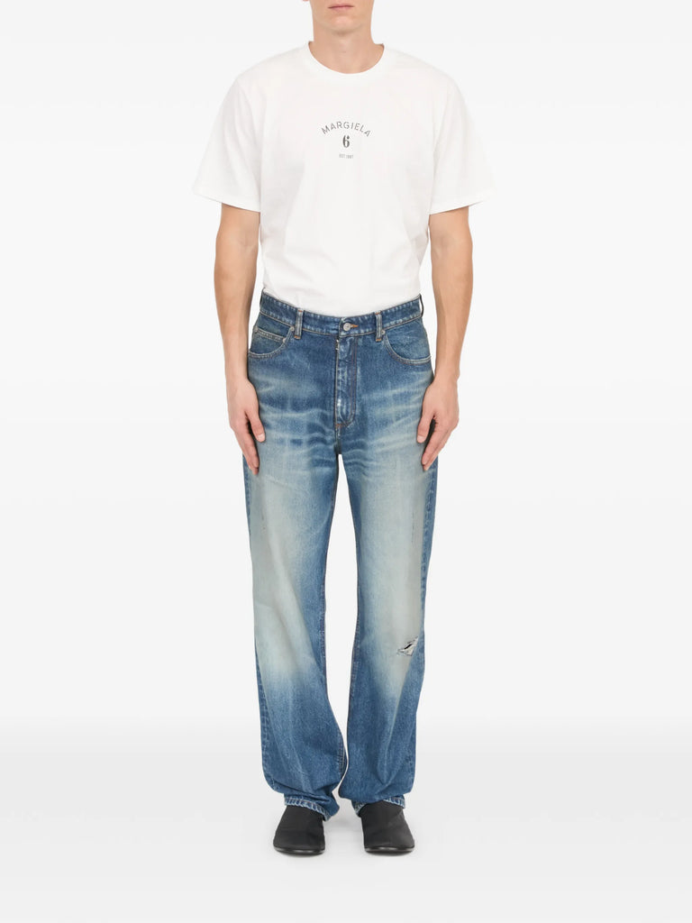 distressed trousers