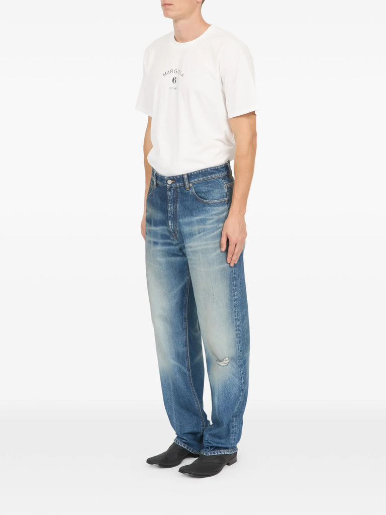 distressed trousers
