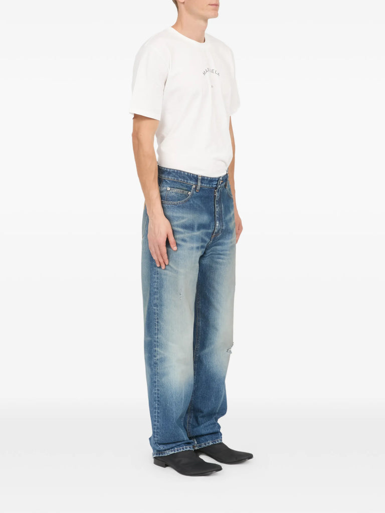distressed trousers