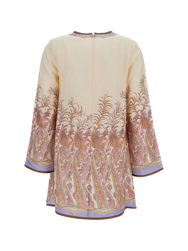 Alchemy paisley-print mini dress