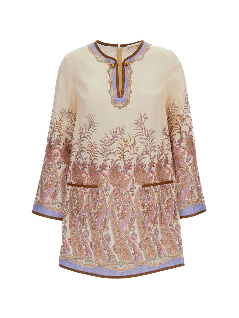 Alchemy paisley-print mini dress