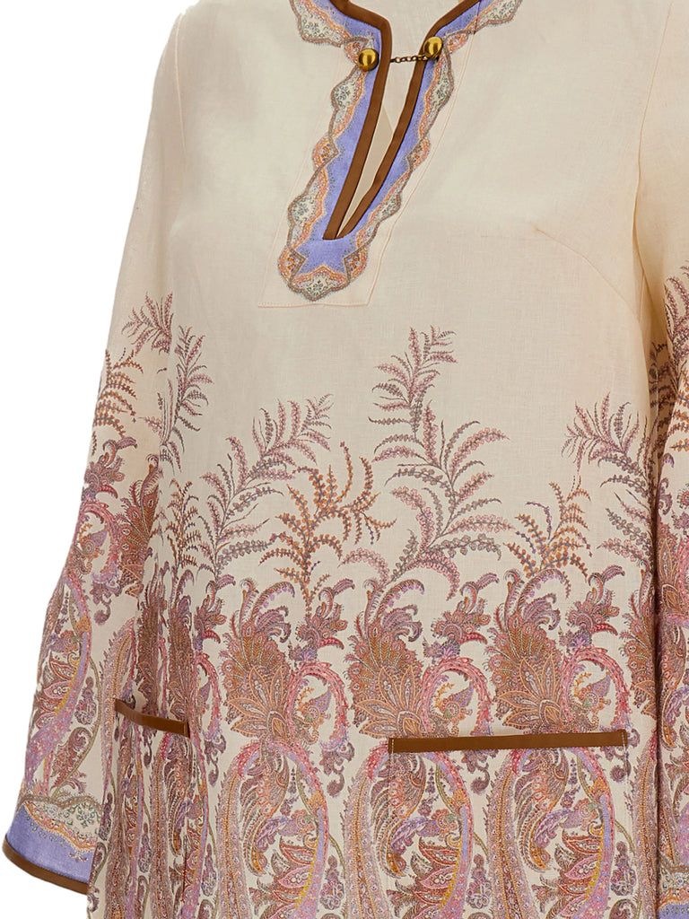 Alchemy paisley-print mini dress