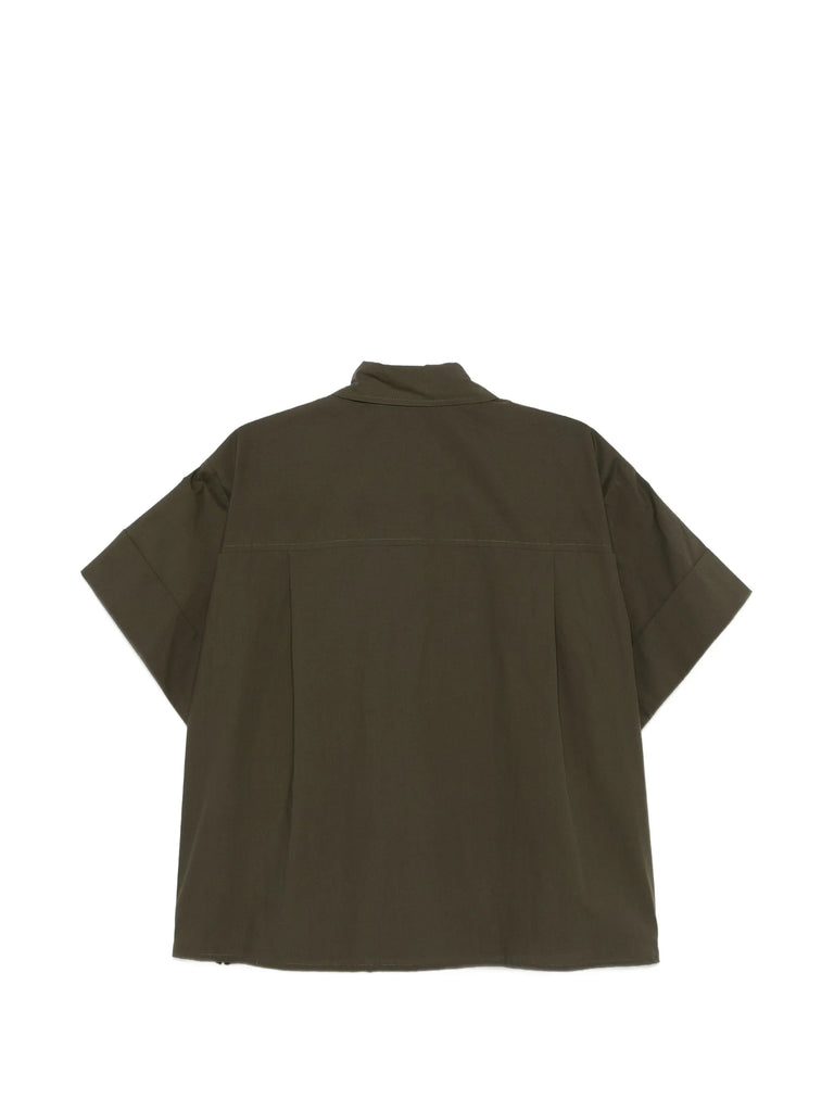 Pocket poplin shirt