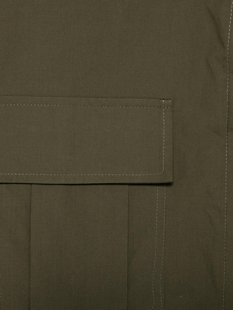 Pocket poplin shirt