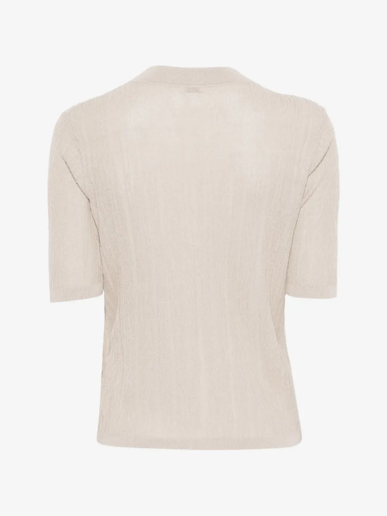 button V-neck cardigan