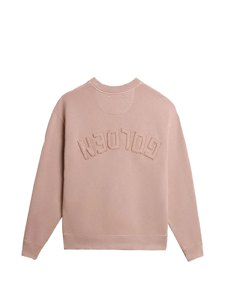 logo patch ribbed sweatshirt