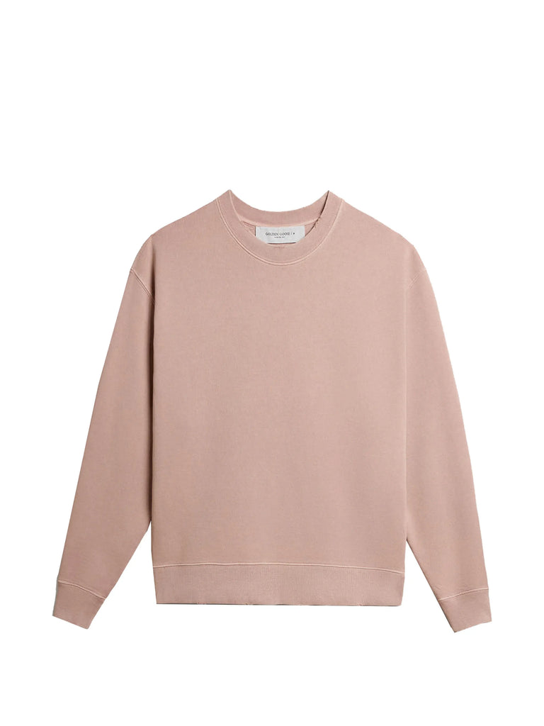 logo patch ribbed sweatshirt