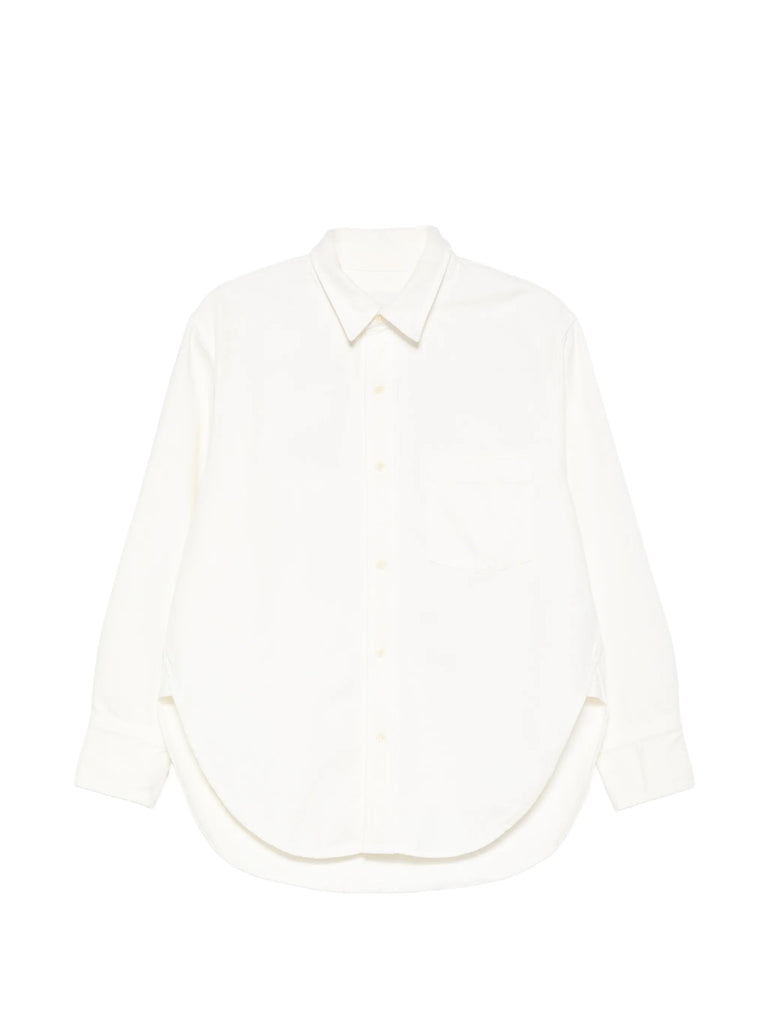 Carter button patch-pocket shirt