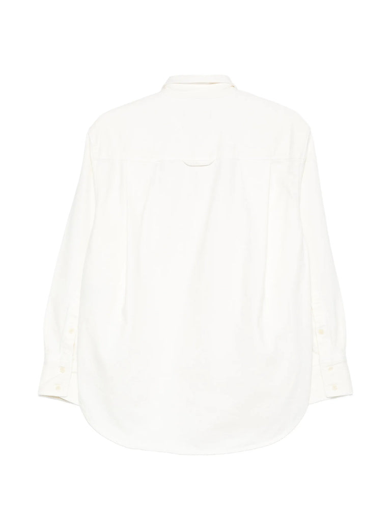 Carter button patch-pocket shirt