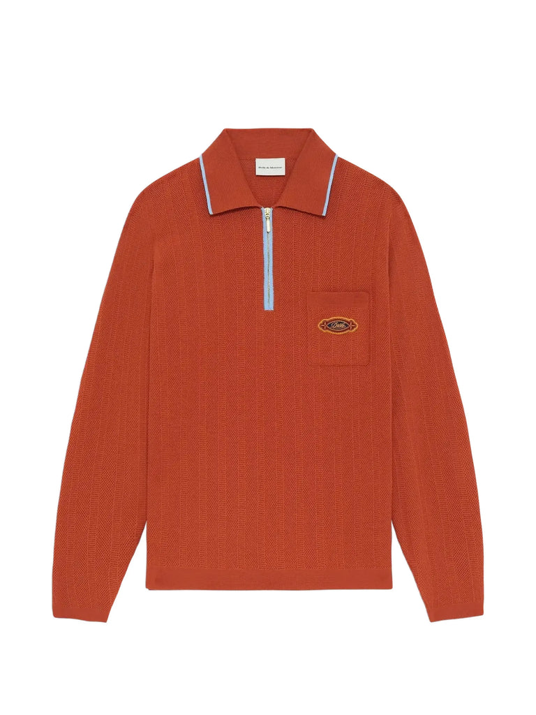 pocket-detail cotton polo shirt