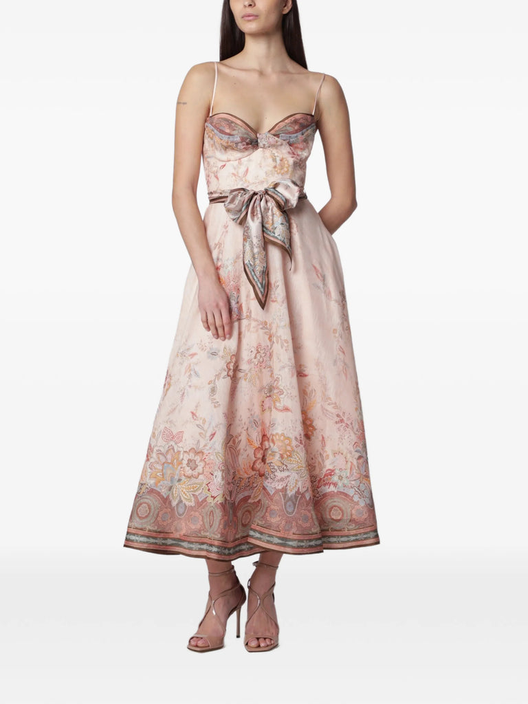 Alchemy structured midi dress