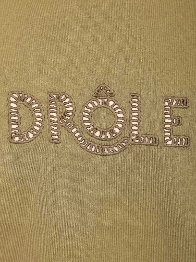 embroidered logo detail T-shirt