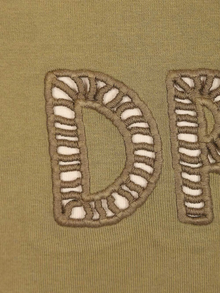embroidered logo detail T-shirt